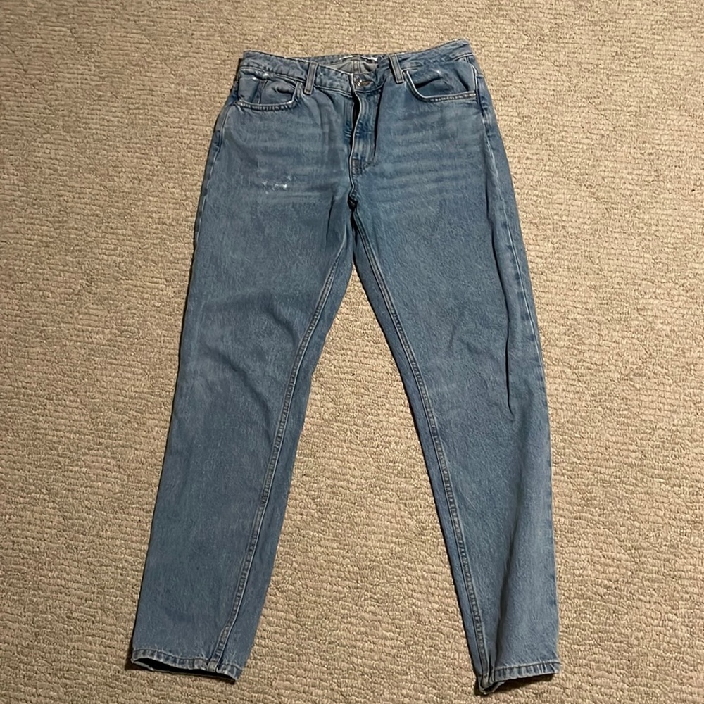 Zara Blue Straight Leg Jeans